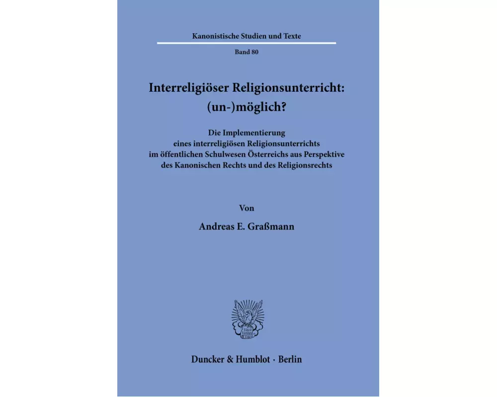Interreligiöser Religionsunterricht: (un-)möglich?
