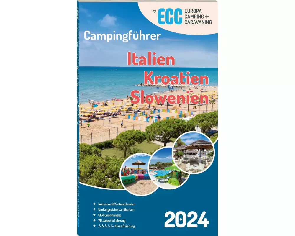 ECC Campingführer Italien / Kroatien / Slowenien 2024