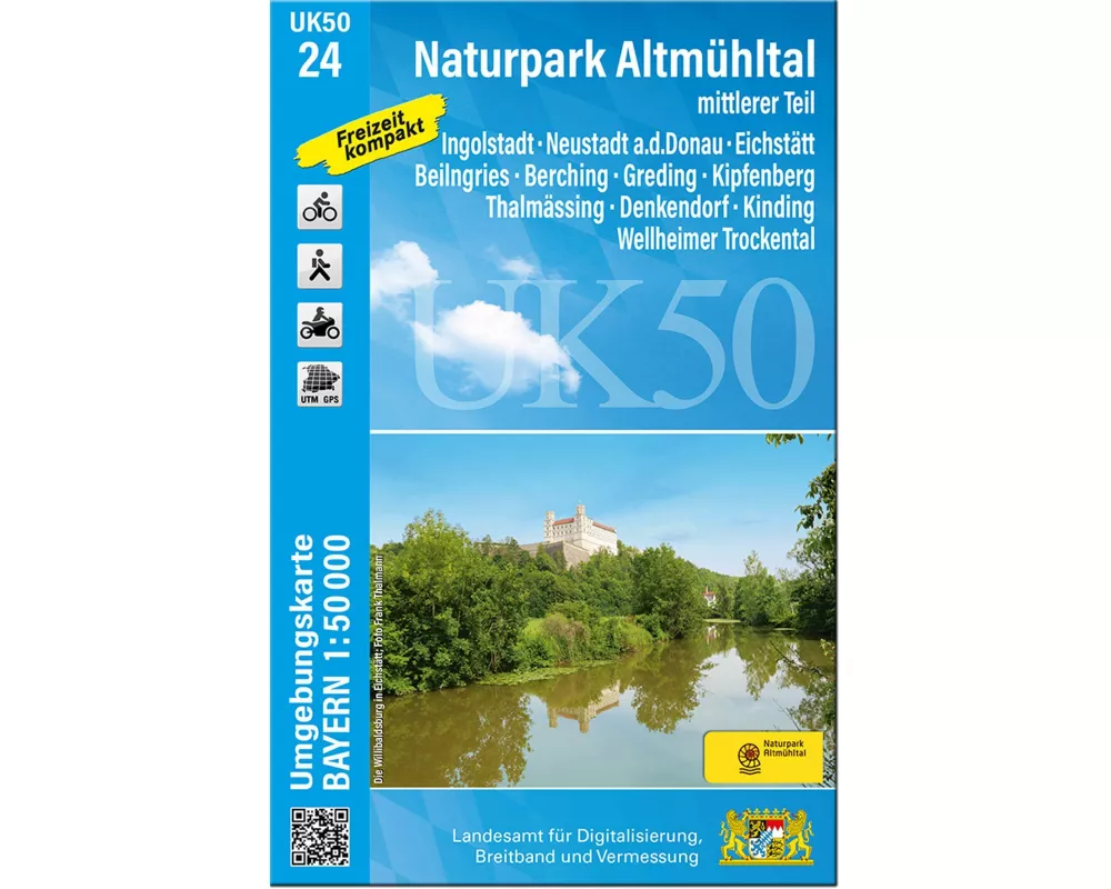 UK50-24 Naturpark Altmühltal mittlerer Teil