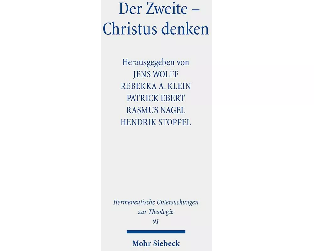 Der Zweite - Christus denken