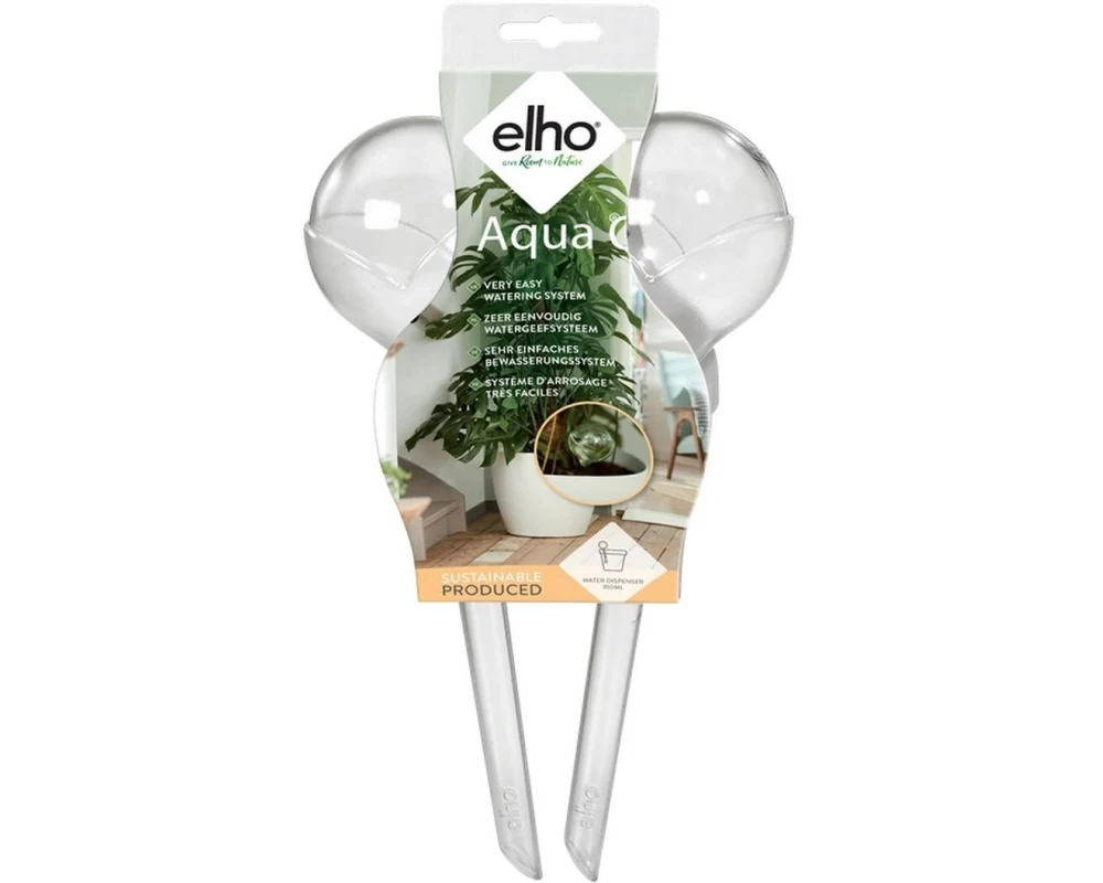 Elho Wasserspender Aqua Care 350 ml, Transparent