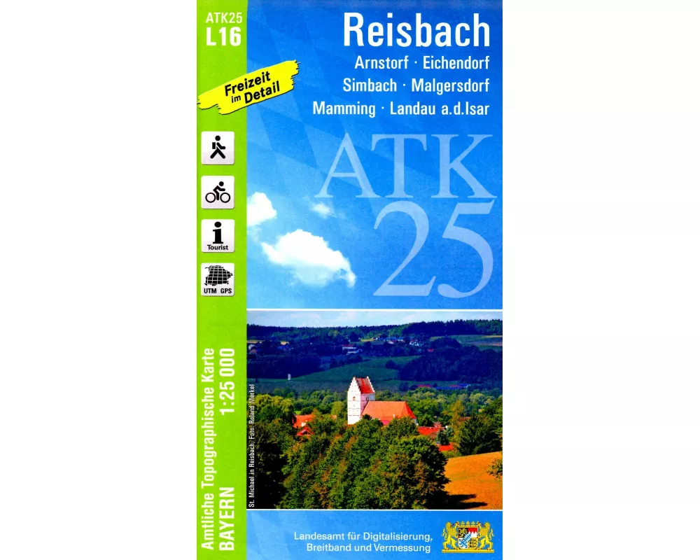 ATK25-L16 Reisbach (Amtliche Topographische Karte 1:25000)