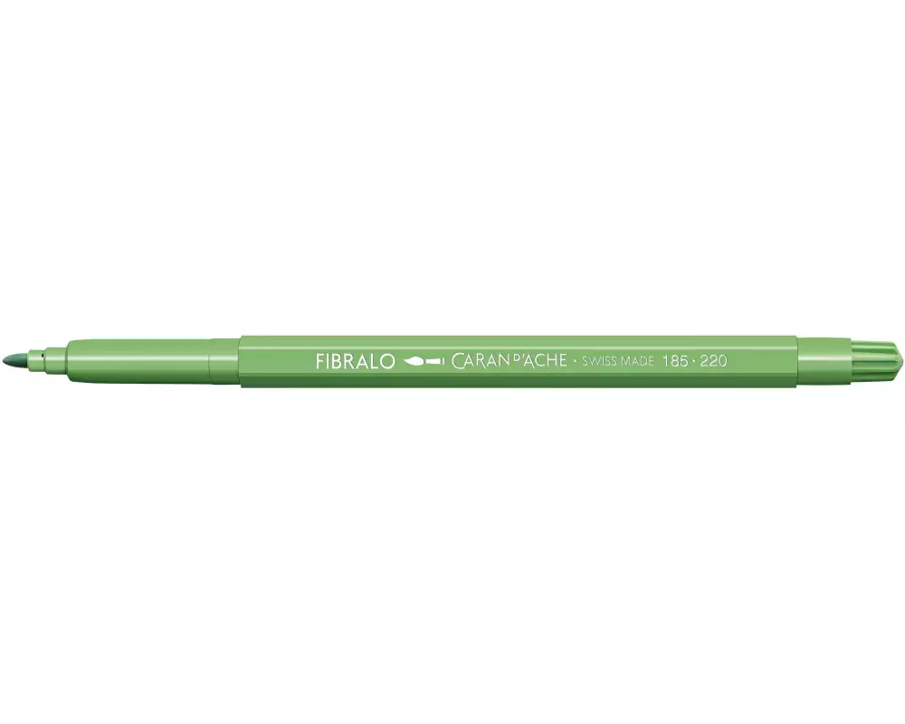 Caran d'Ache Filzstift Fibralo 1 Stück, Grasgrün