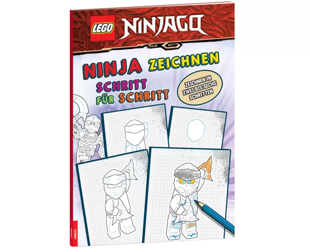 LEGO NINJAGO – Ninja zeichnen Schritt für Schritt