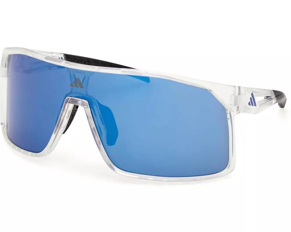 adidas Alkator SP0124 Transparent, Lens blue mirror
