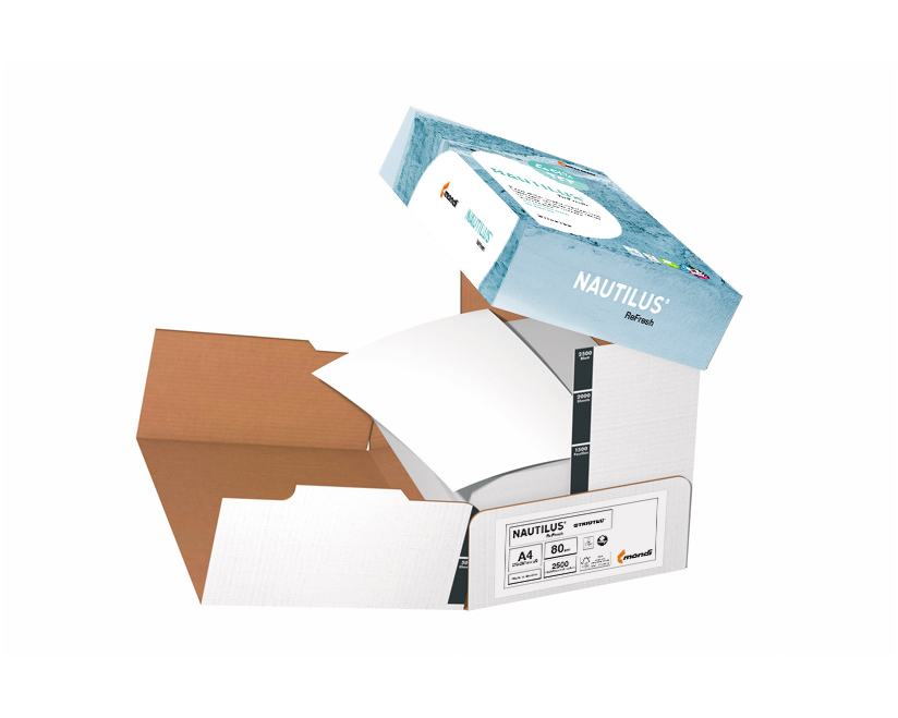 NAUTILUS REFRESH Kopierpapier FSC A4 88078256 Frischfaser-Rec.80g SB 2500B.