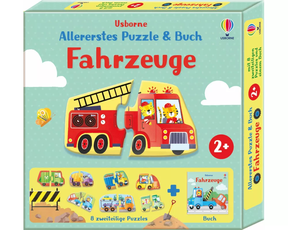 Allererstes Puzzle & Buch: Fahrzeuge