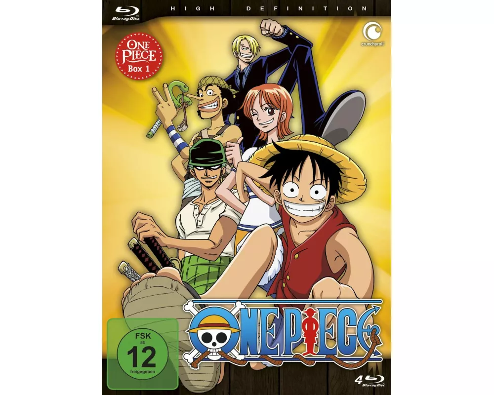 One Piece - TV-Serie - Box 1 (Episoden 1-30) [4 Blu-rays]