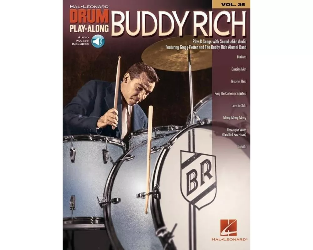 Buddy Rich Drum Play-Along Volume 35 Book/Online Audio