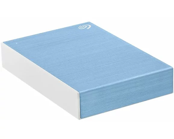 Seagate One Touch, 4TB, External, HDD, with Password Protection, Light Blue