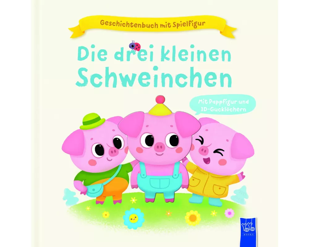 Geschichtenbuch mit Spielfigur - Die drei kleinen Schweinchen
