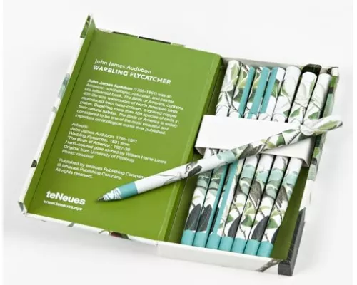 Warbling Flycatcher, James Audubon 8-Pen Set