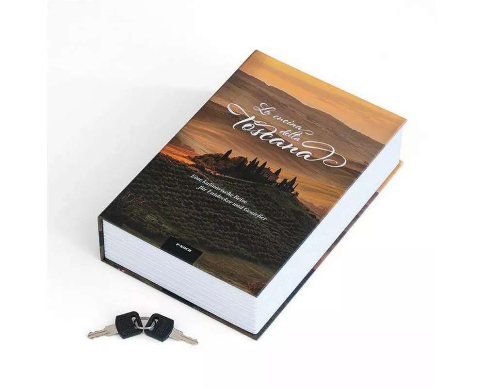 Buch-Tresor "Toscana" Deutsch