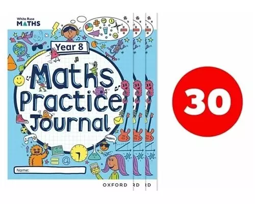 White Rose Maths Practice Journals Year 8 Workbooks: Pack of 30