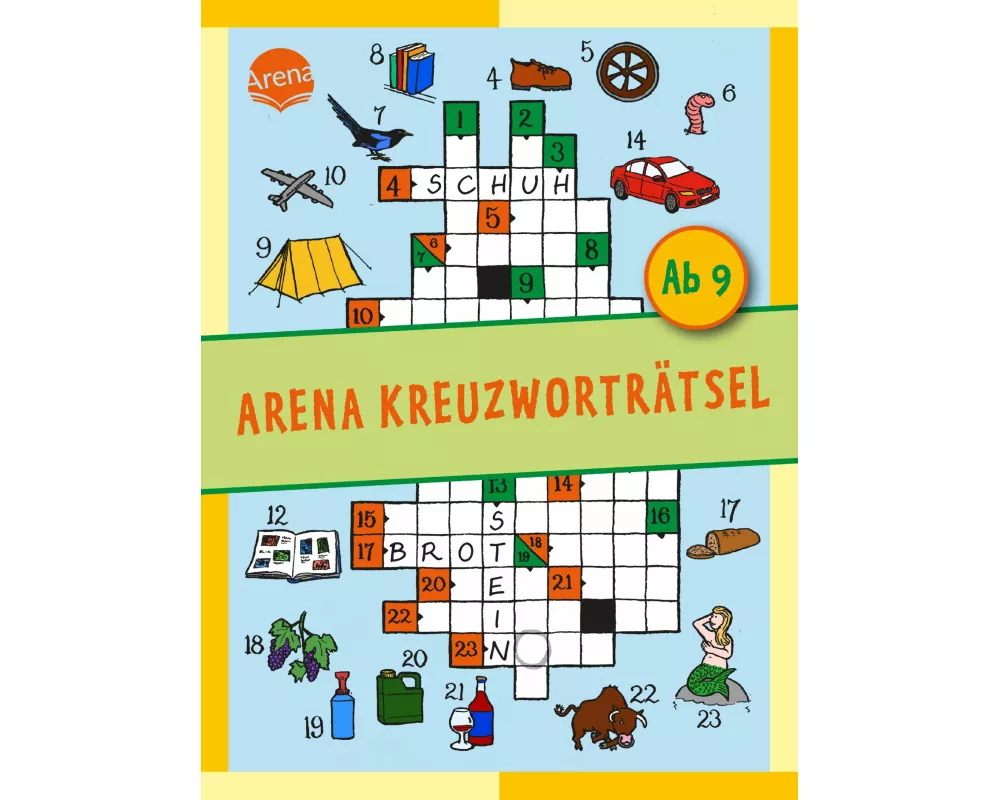 Arena Kreuzworträtsel. Ab 9 Jahren