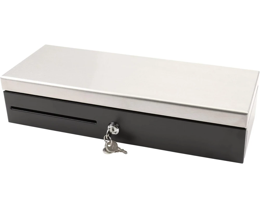 Olympia Kassenschublade HS-170S Schwarz/Edelstahl