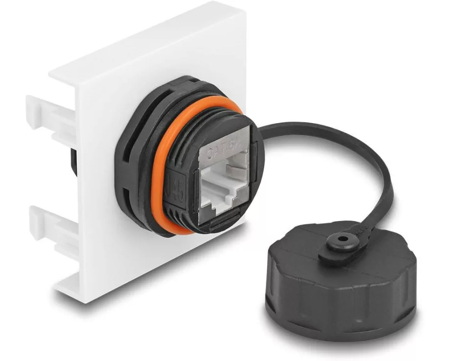 Delock Easy 45 Modul RJ45 Cat.6A, 45 x 45 mm
