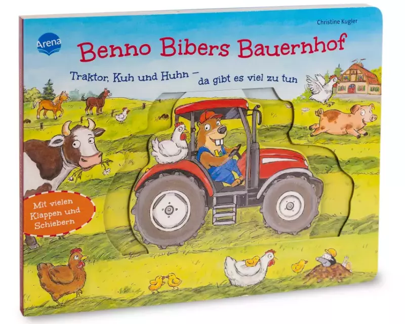 Benno Bibers Bauernhof. Traktor, Kuh und Huhn – da gibt es viel zu tun