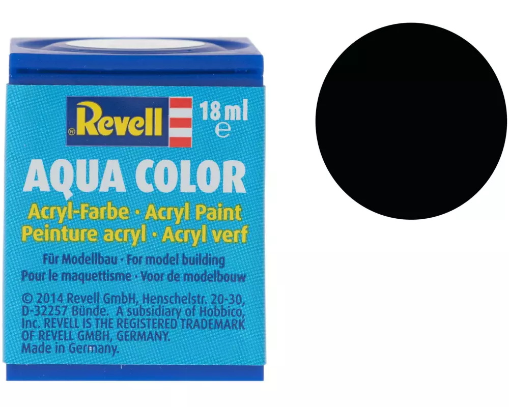 Revell Acrylfarbe 36 302 schwarz seidenmatt