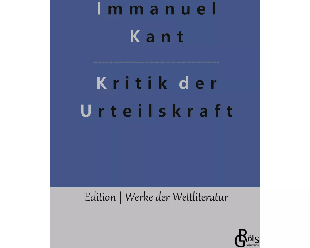 Kritik der Urteilskraft
