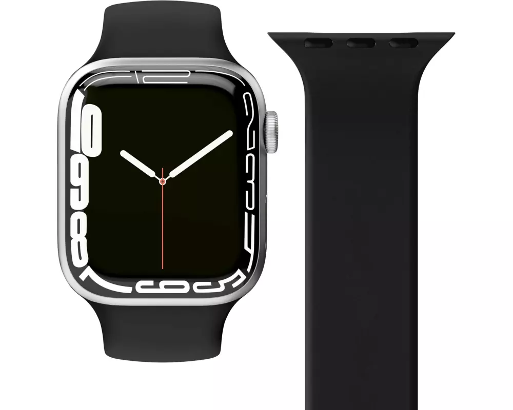 Vonmählen Solo Loop Apple Watch L 42/44/45/49 mm Black