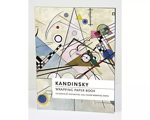 Teneues - Wrapping Paper Book: Wassily Kandinsky, Paperback, 12 Full Color Perforated Pages, 6 Designs