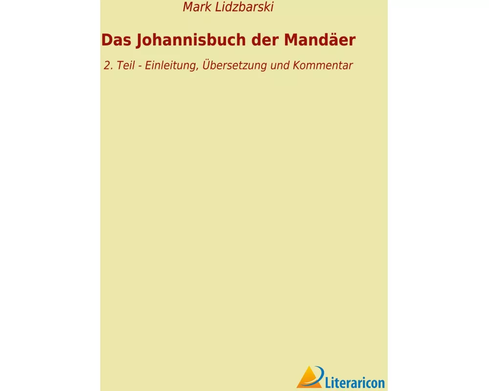 Das Johannisbuch der Mander