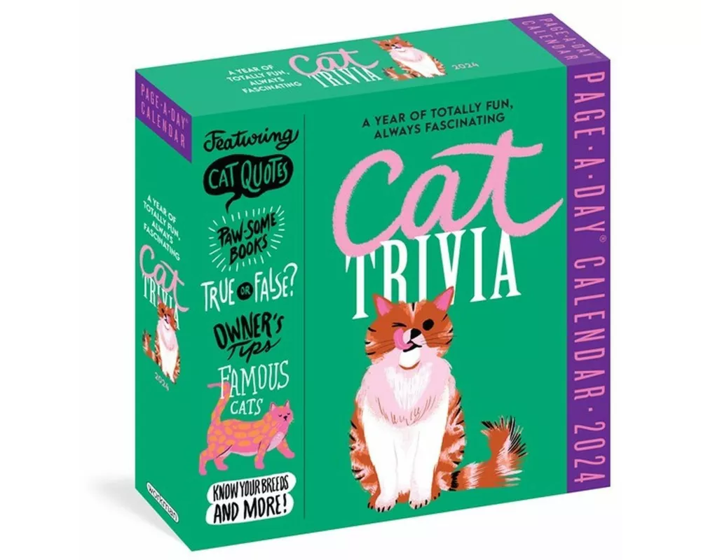 Cat Trivia Page-A-Day Calendar 2024