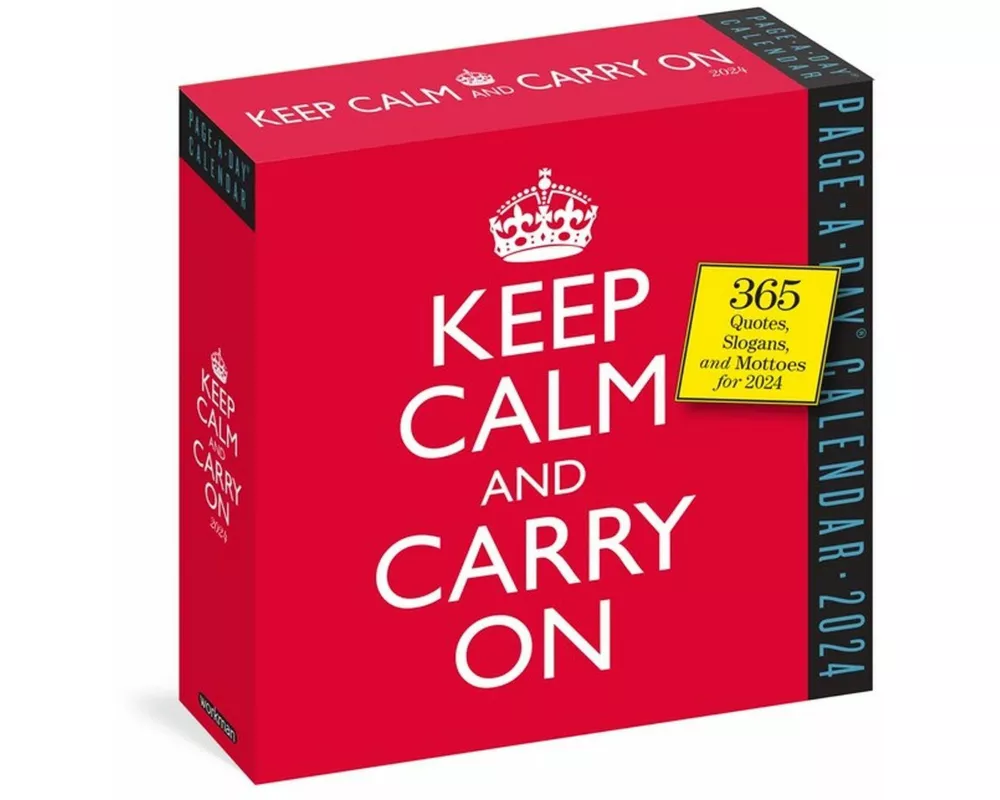 Keep Calm and Carry On Page-A-Day Calendar 2024