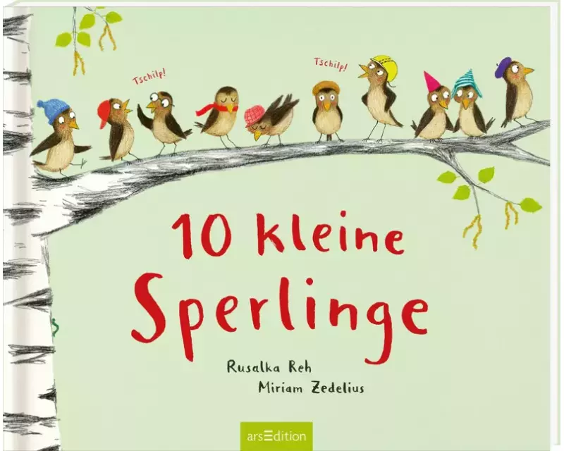 10 kleine Sperlinge