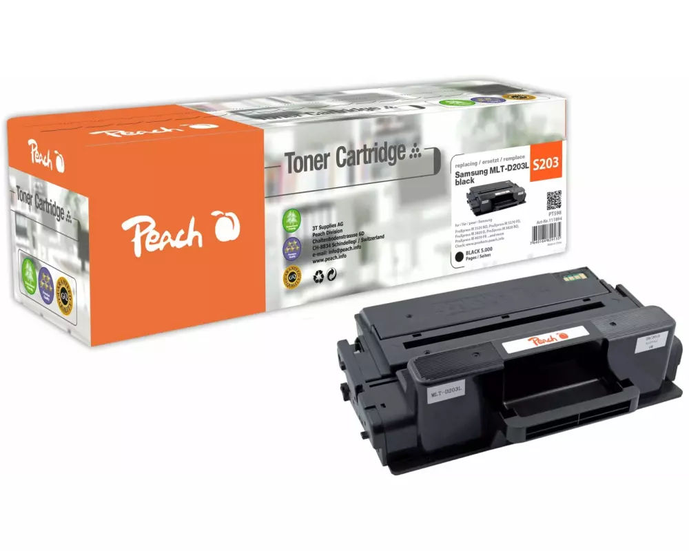 Peach Toner Samsung MLT-D203L Black