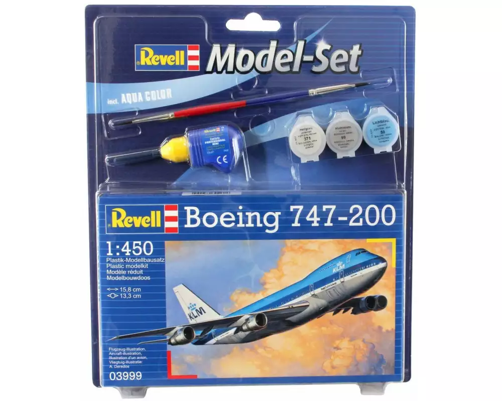 Revell Bausatz Model-Set Boeing 747-200 1:450