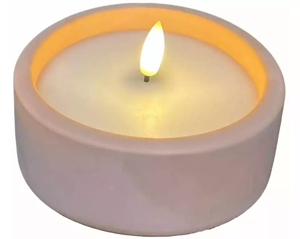 Dameco LED-Kerze Rosa