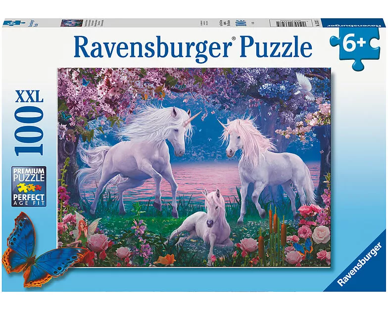Kinderpuzzle 100 XXL Teile - Bezaubernde Einhörner