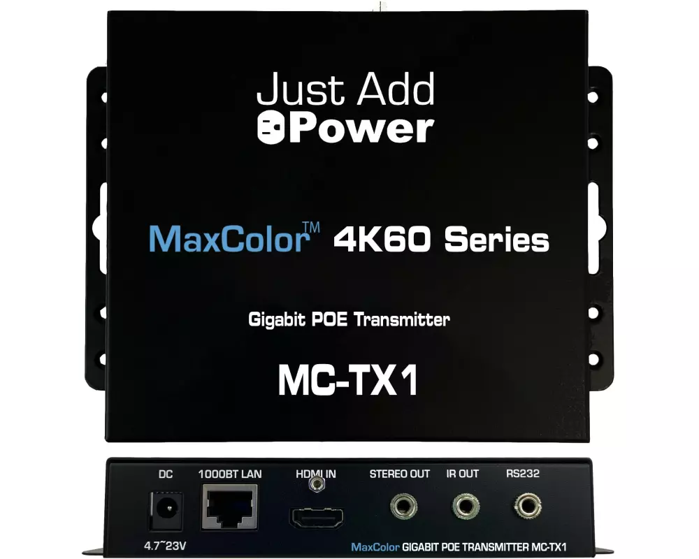 JUSTADDPOWER IP Transmitter VBS-MAX-TX-1 HDMI, PoE, 4K/60