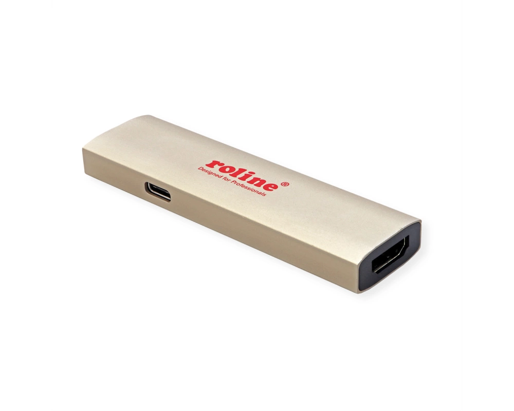ROLINE GOLD Adapter USB Typ C - HDMI, BU/BU, PD (60W)