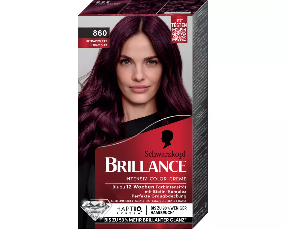 Schwarzkopf BRILLANCE Haarcoloration Brillance 860 Ultraviolett
