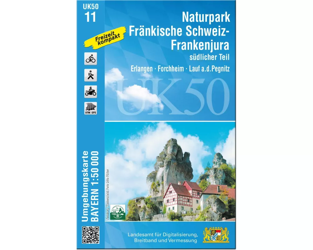UK50-11 Naturpark Fränkische Schweiz - Frankenjura südlicher Teil