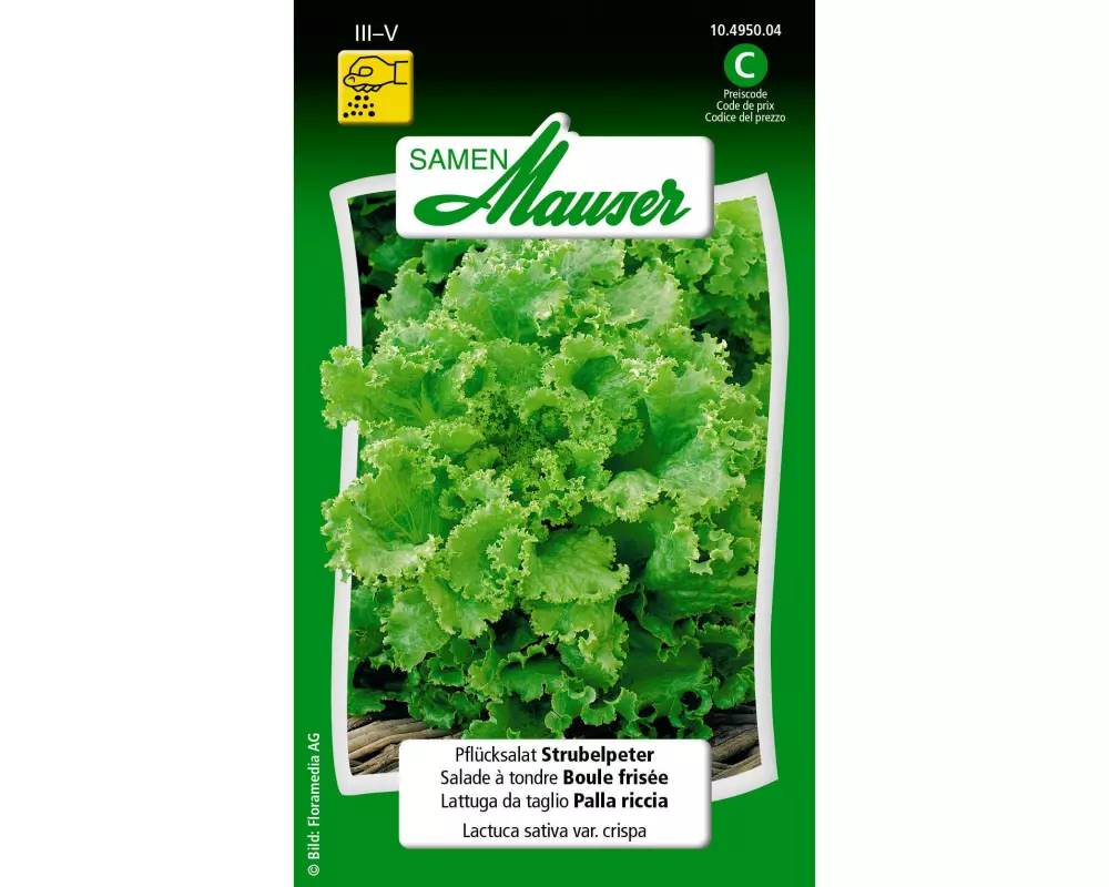 Samen Mauser Samen Alte Sorte Pflücksalat Strubelpeter