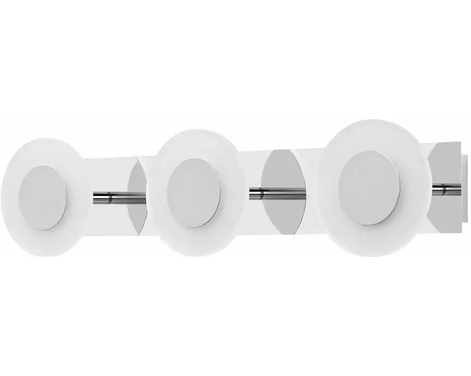 Ledvance Badezimmerleuchte SMART+ Orbis Wave, 3 x 5 W, Chrome, 52 cm