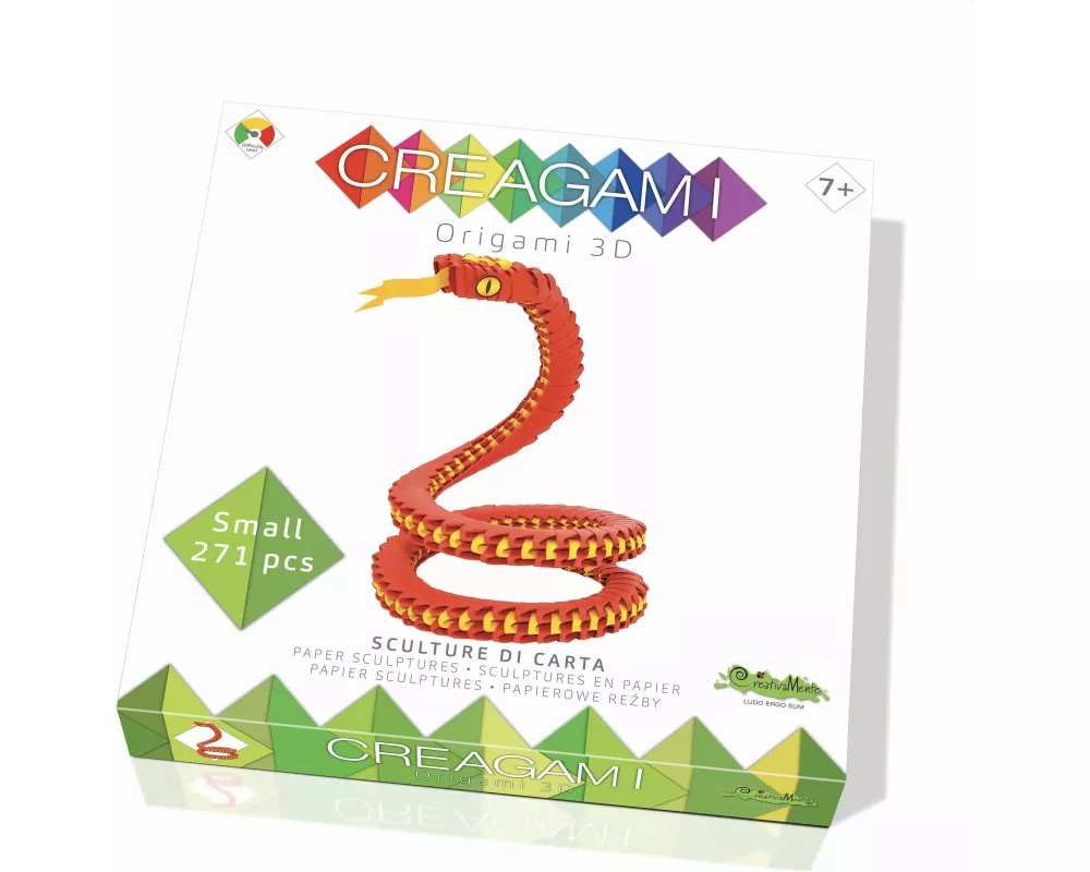 CREAGAMI - Origami 3D Schlange 271 Teile