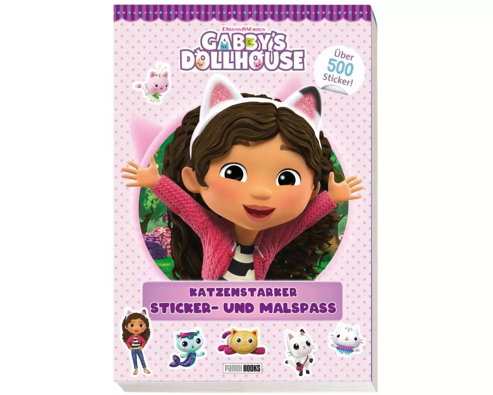 Gabby's Dollhouse: Katzenstarker Sticker- und Malspaß