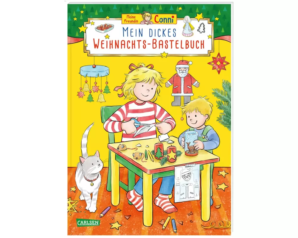 Conni Gelbe Reihe (Beschäftigungsbuch): Mein dickes Weihnachts-Bastelbuch