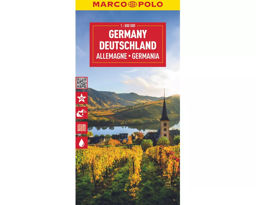 MARCO POLO Reisekarte Deutschland 1:800.000