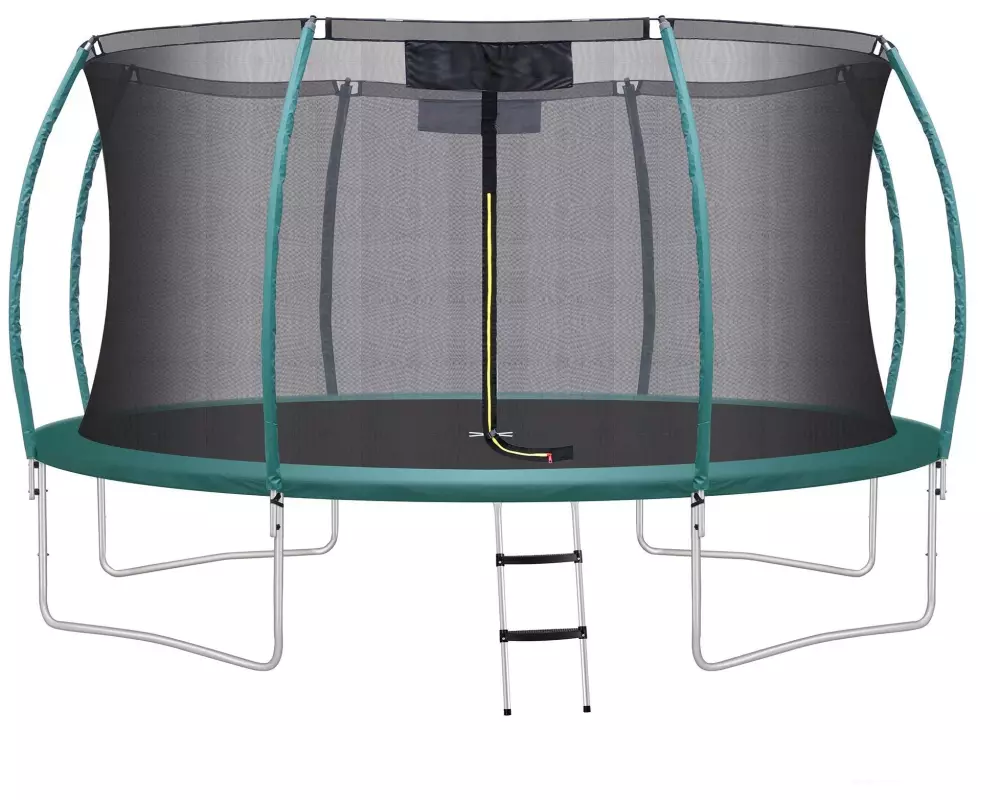 KOOR Trampolin Advanced Ronda mit Leiter, Durchmesser: 430 cm