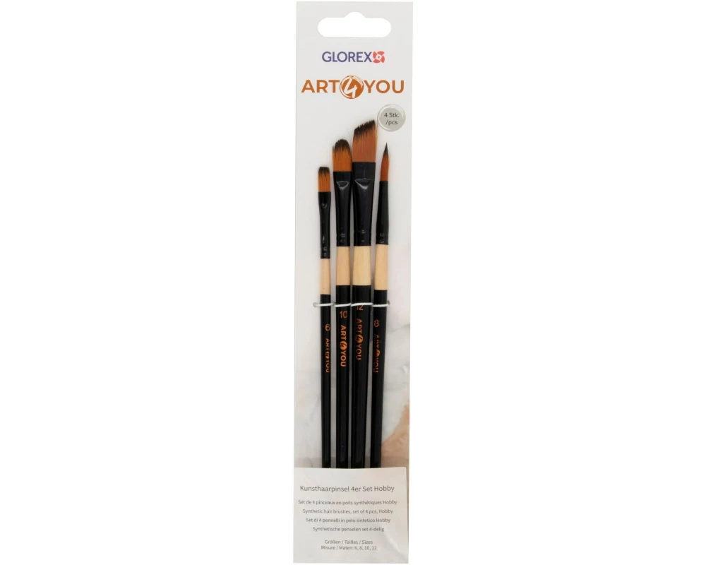 Glorex Glorex Pinsel Synthetic 4 Stück