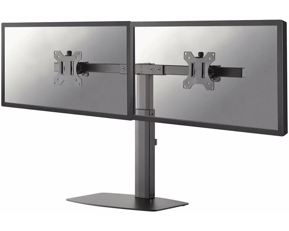 NEOMOUNTS FPMA-D865DBLACK Dula DeskStand 10-327nch 2x6kg Gasspring Height Adjustable 35-47cm Full motion Tilt Rotate Swiv