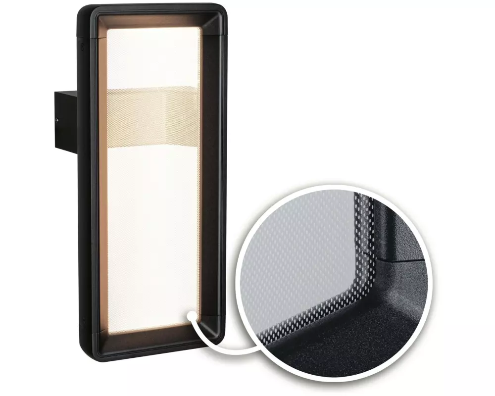 Paulmann LED Aussenwandleuchte Reana Bewegungsmelder 3000K Anthrazit