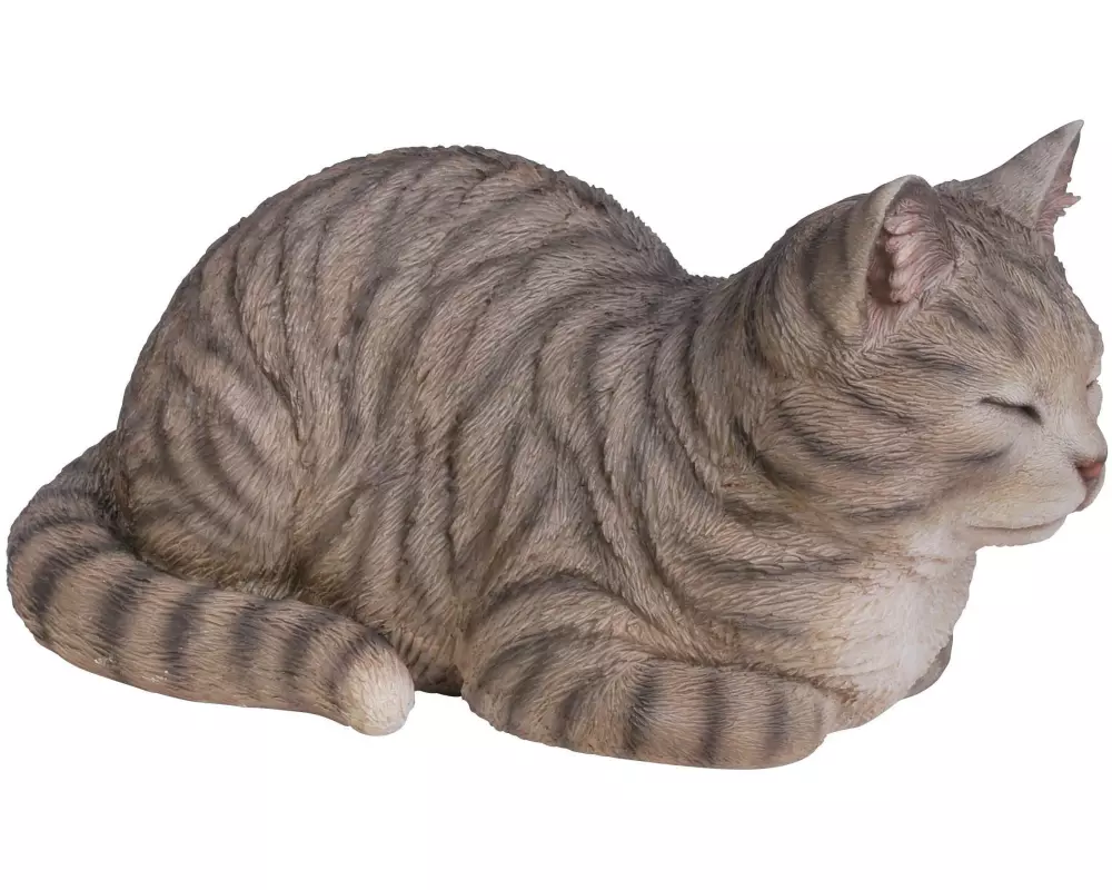 Vivid Arts Dekofigur Träumende Katze, Rotbraun