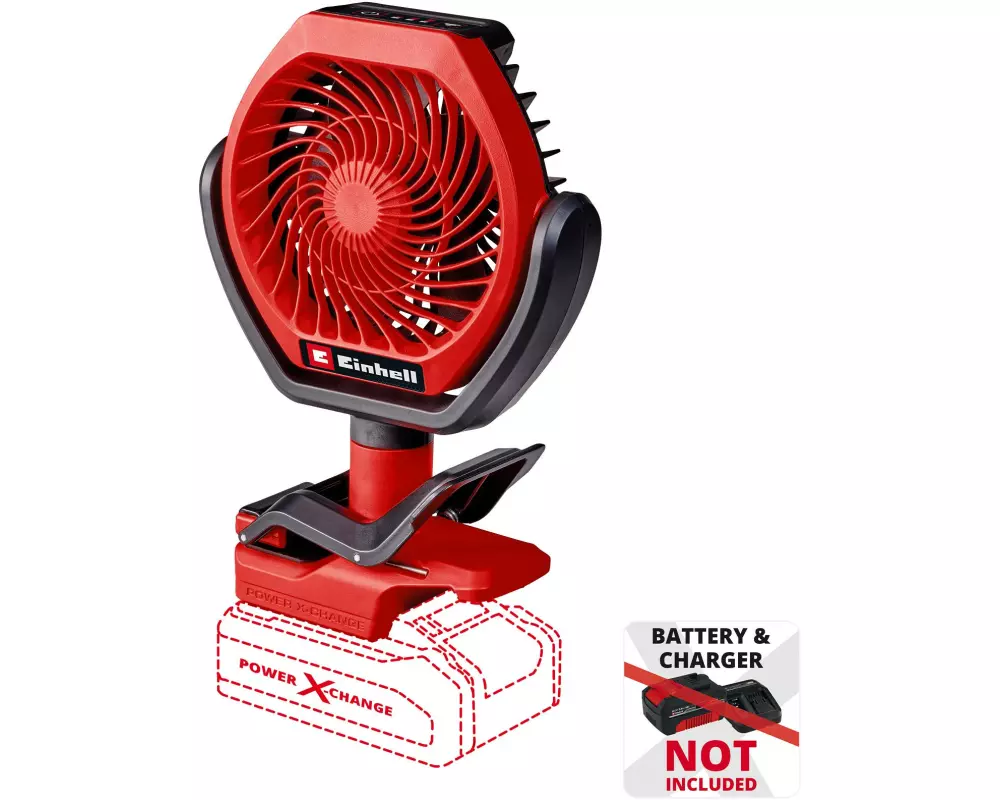 Einhell Tischventilator GC-CF 18/110 Li-Solo